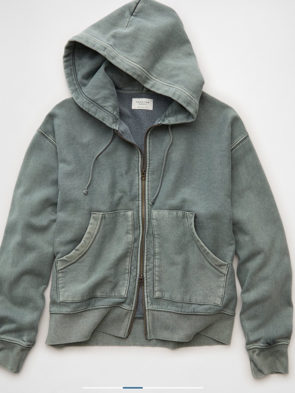 American Eagle Laidback Luxe Full-Zip Hoodie Size‎ Large